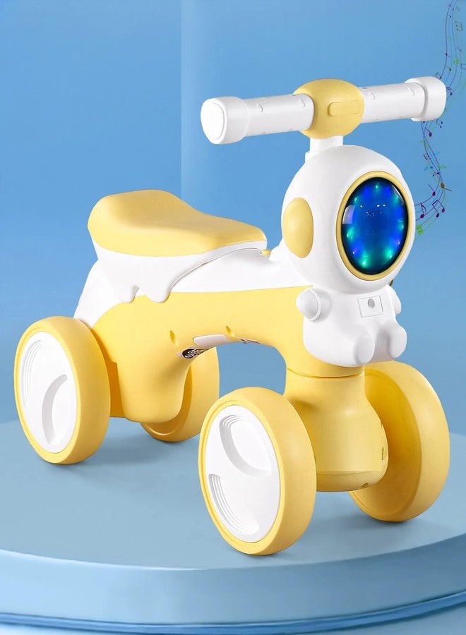JoyRide AstroBug Toddler Ride-On Toy, 4-Wheel Space-Themed Balance Rider with LED Lights, (Yellow) - Image 5